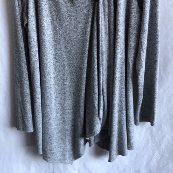 Apt. 9 soft asymmetrical gray heather sweater, size L - Picture 3 of 10